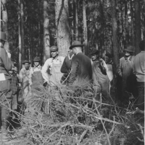 Farmers at forestry meeting
