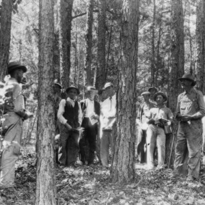 E. D. Bowditch and farmers studying management of forest land