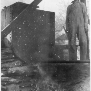 Lime-sulphur cooking plant at Mt. Airy Orchard