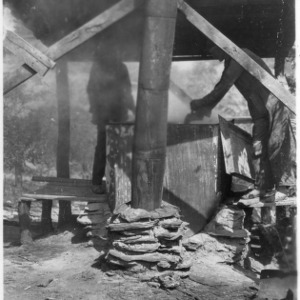 Rear view of lime-sulphur cooking plant at Mt. Airy