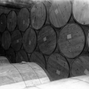 Barrels to store tobacco leaves
