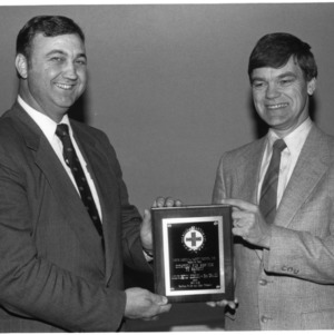Joe Gregory and Ron Harris with North Carolina Safety Award