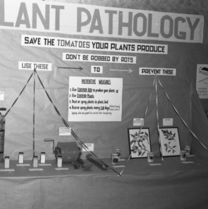 Farm and Home Week Plant Pathology Exhibit