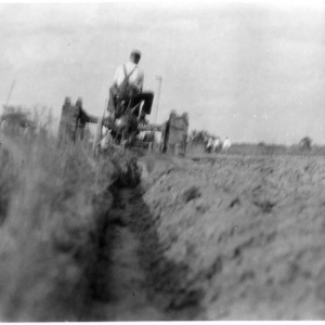 Tractor Plowing at Tractor Demonstration