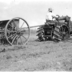 Seeding with Tractor