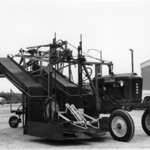 Ford Tractor with Harvester