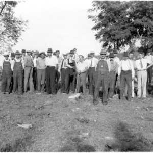 A.V. Moody, demonstration farm, Watauga County farm tour