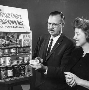 Man and Woman, Canned and Packaged Food