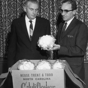 George Hyatt and Man with Cauliflower