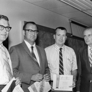 George Hyatt, Three Men with Certificates and Ribbons