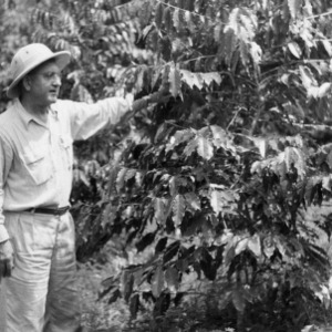Man with Coffee Plant, Peru