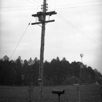 Rural Electrific Line, Orange County, December 1937