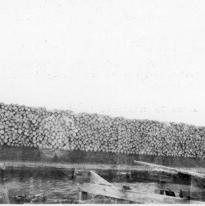 Barge-load of pulpwood