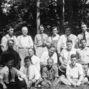 Vocational teachers and forest officials at Bent Creek Laboratory