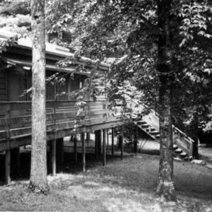 Classroom outside Lodge at G. W. Hill Forest