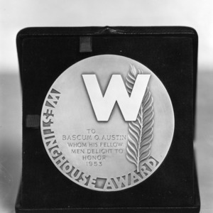 Westinghouse Order of Merit awarded to Bascum O. Austin