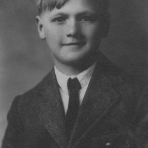 Portrait of Gerald O. T. Erdahl as boy
