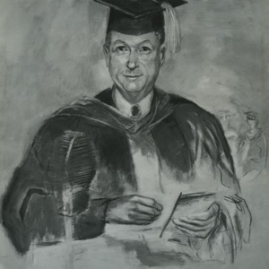 John W. Harrelson portrait painting
