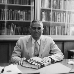 Dr. Arthur C. Menius in his office