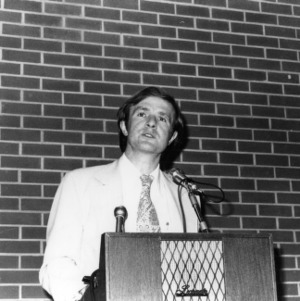 Donald W. Riegle speaking