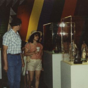 People at exhibit at World’s Fair of 1982