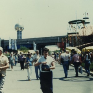 Crowd at international fair