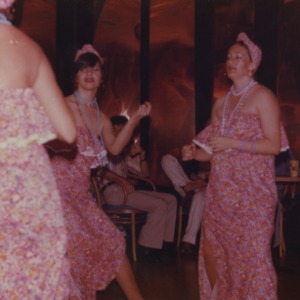 Women dancing at event