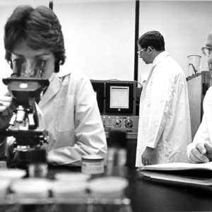 Men in laboratory