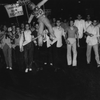 Students protesting