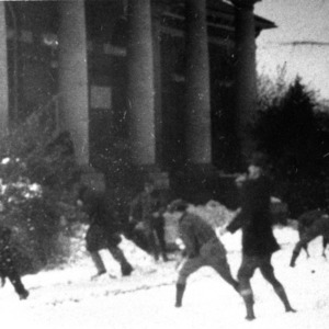 Students in snow