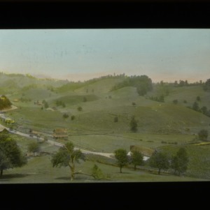 (no. 18) Watauga County - Cove Creek area - Good land use - North Carolina (paper torn on left side) - Hand Colored Slides, Numbered Series