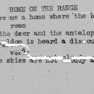 "Home On The Range" - 4-H Club song lyrics