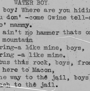 4-H Club song slides : "Water Boy"