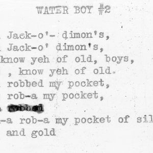 4-H Club song slides : "Water Boy"