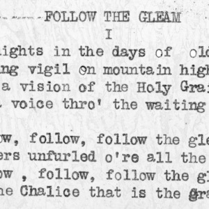 4-H Club song slides : "Follow The Gleam"