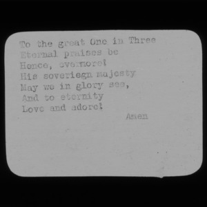 4-H Club song slides : "To The Great One In Three"