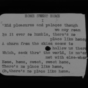 4-H Club song slides : "Home Sweet Home"