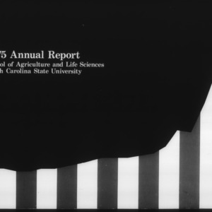 School of Agriculture & Life Sciences Annual Report 1975