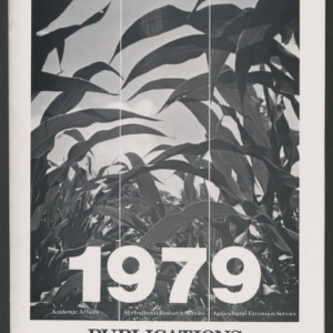 School of Agriculture and Life Sciences Publications, 1979