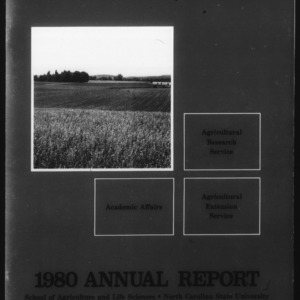 School of Agriculture & Life Sciences Annual Report 1980