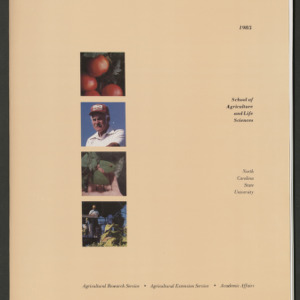 College of Agriculture and Life Sciences Annual Report--Calendar Year, 1985