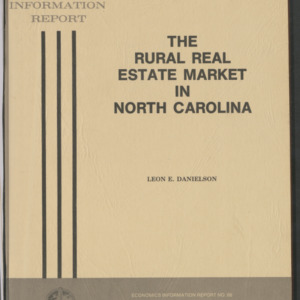 The Rural Real Estate Market in North Carolina (EIR-66), 1981 Dec.