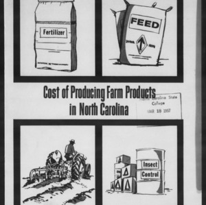 Cost of Producing Farm Products In North Carolina (AE Information Series No. 52)