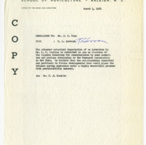 Patent disclosure records, 1960-1969