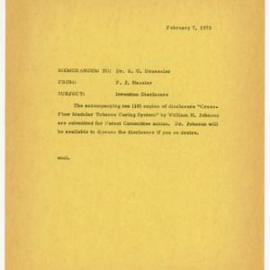 Invention (patent) disclosure records, 1973-1978