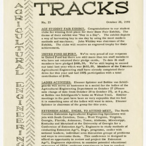 Tracks newsletter, Issue No. 23