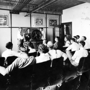 Early classroom photograph