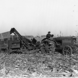 Corn Picking using McCormick Deering Tractor and Wagon