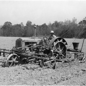 Case Tractor and Planter