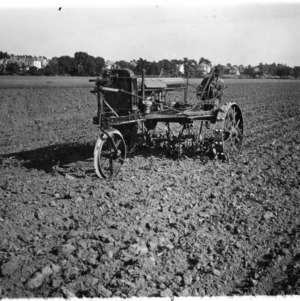 Tractor With Cultivator